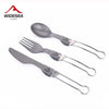 Titanium Spoon Fork Knife Set