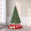 6.5-Ft Pre-Lit Madison Pine Artificial Christmas Tree with Lights Stand
