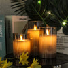 LED Flameless Pillar Candles Flickering Battery Operated With Remote