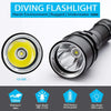 High Power Diving Flashlight and 18650 Battery with Hand Rope