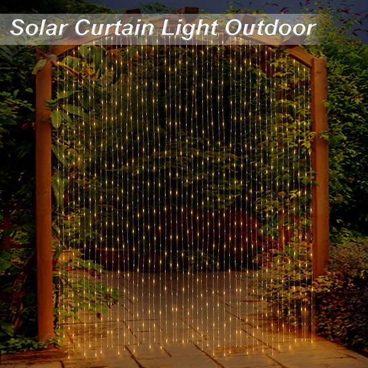 Solar Fairy Curtain Lights