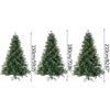 2.1m 1.8m 1.5m 1.2m Encryption Green PVC Christmas Tree