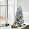 Frosted Merry Christmas Artificial Pine Tree