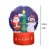 LED Lighted Christmas Inflatable Hot Air Balloon
