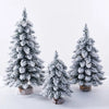 Nordic Flocking Artificial Christmas Tree with LED Lights