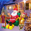 Giant Inflatable Archway With Santa & Snowman