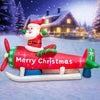 LED-Lit Christmas Santa Claus Inflatable
