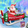 Giant Inflatable Archway With Santa & Snowman