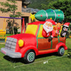 8 FT Christmas Inflatable Car with Santa Claus
