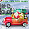 8 FT Christmas Inflatable Car with Santa Claus
